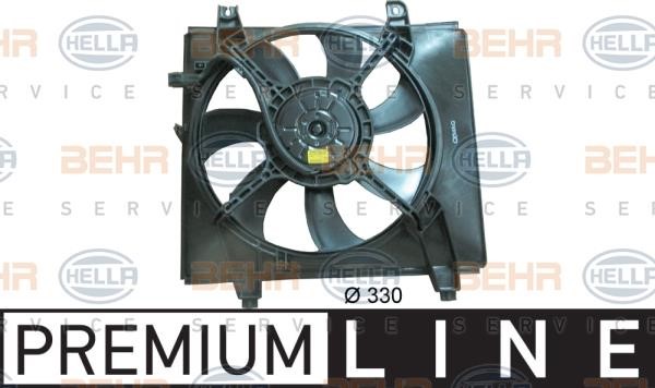 Hella 8EW 351 034-461 Fan, radiator 8EW351034461