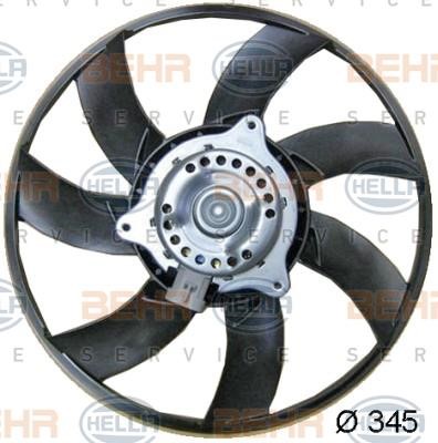 Hella 8EW 351 041-661 Fan, radiator 8EW351041661