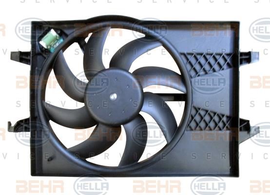 Hella 8EW 351 043-661 Fan, radiator 8EW351043661