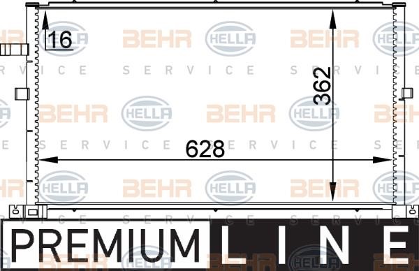 Hella 8FC 351 300-321 Cooler Module 8FC351300321