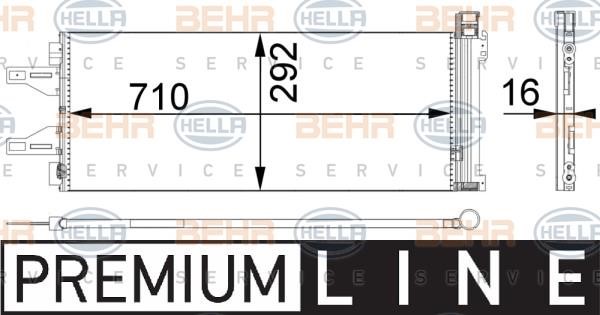 Hella 8FC 351 301-661 Cooler Module 8FC351301661