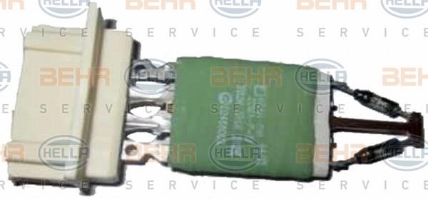 Hella 9ML 351 332-401 Resistor, interior blower 9ML351332401