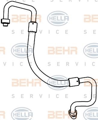 Hella 9GS 351 338-121 Coolant pipe 9GS351338121
