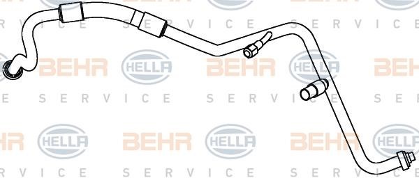 Hella 9GS 351 338-151 Coolant pipe 9GS351338151