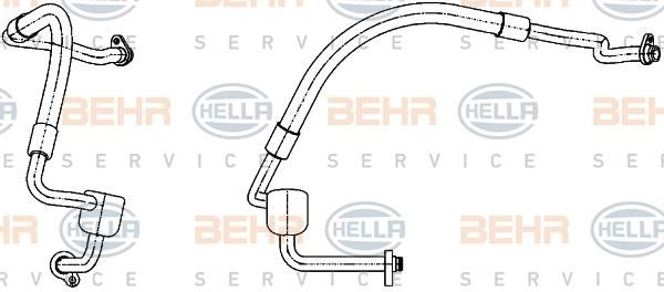 Hella 9GS 351 338-551 Coolant pipe 9GS351338551