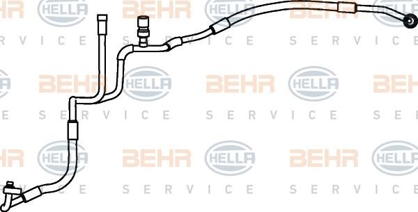 Hella 9GS 351 337-211 Coolant pipe 9GS351337211