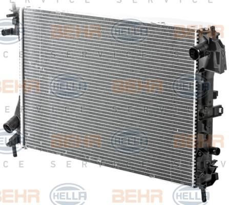 Hella 8MK 376 700-341 Radiator, engine cooling 8MK376700341