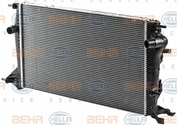 Hella 8MK 376 700-421 Radiator, engine cooling 8MK376700421