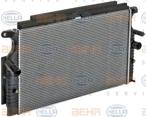 Radiator, engine cooling Hella 8MK 376 700-461