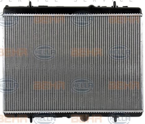 Radiator, engine cooling Hella 8MK 376 700-531