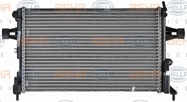 Radiator, engine cooling Hella 8MK 376 710-311