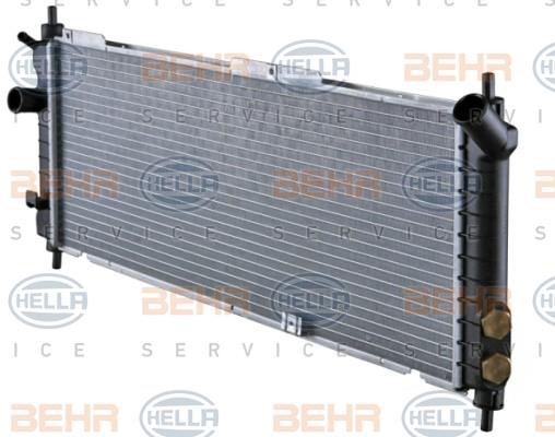 Radiator, engine cooling Hella 8MK 376 713-571