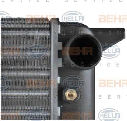 Radiator, engine cooling Hella 8MK 376 715-221