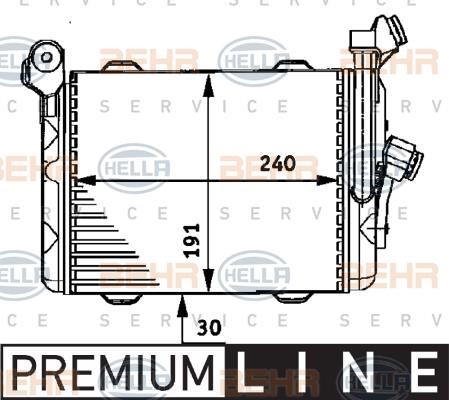 Hella 8MO 376 726-011 Oil cooler 8MO376726011