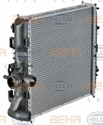 Radiator, engine cooling Hella 8MK 376 733-671