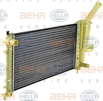 Radiator, engine cooling Hella 8MK 376 754-421