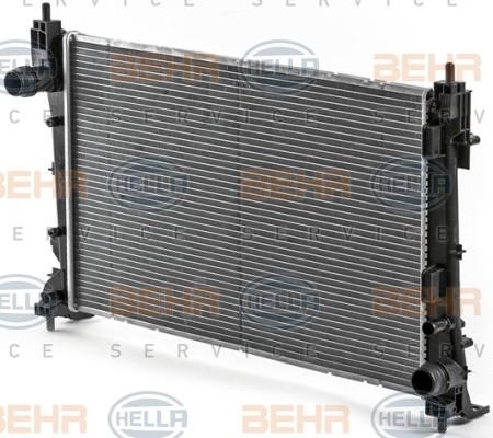 Hella 8MK 376 900-201 Radiator, engine cooling 8MK376900201