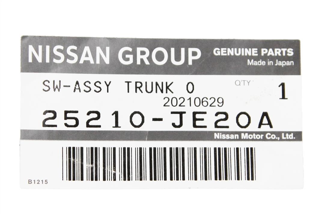 Buy Nissan 25210-JE20A at a low price in United Arab Emirates!