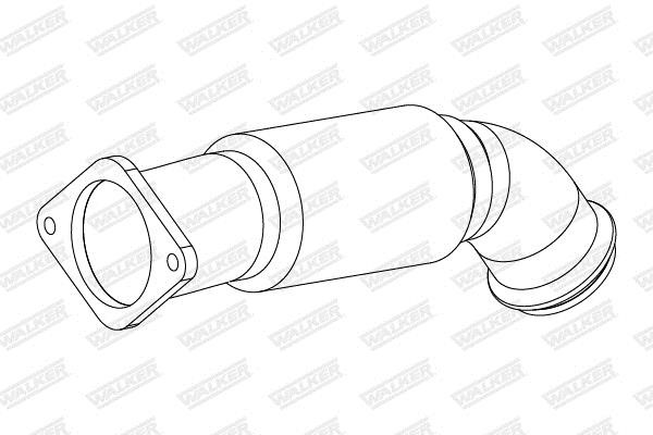 Walker 10858 Corrugated Pipe, exhaust system 10858