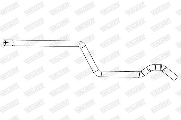 Walker 10918 Exhaust pipe 10918 10918 Walker Exhaust pipe
