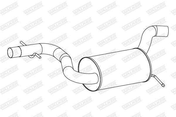 24273 Walker Centre Muffler