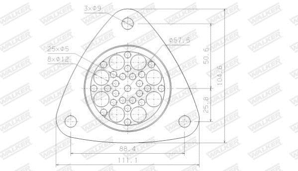 Walker Exhaust pipe gasket – price 36 PLN