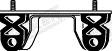 Exhaust mounting bracket Walker 80817