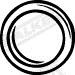 Exhaust pipe gasket Opel Corsa E: 82924 Walker Exhaust pipe gasket