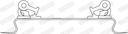 Walker 83521 Exhaust mounting bracket 83521