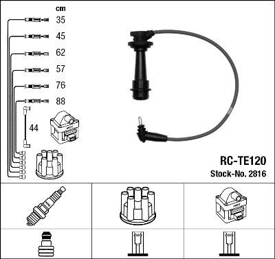 NGK 5298 Ignition cable kit 5298