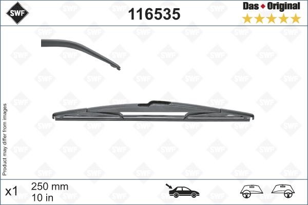 Wiper blade Holden Commodore: 116535 SWF Wiper Blade