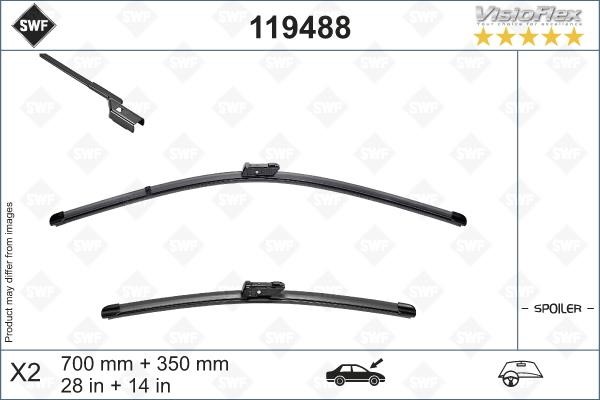 SWF 119488 Wiper Blade 119488 119488 SWF Wiper Blade
