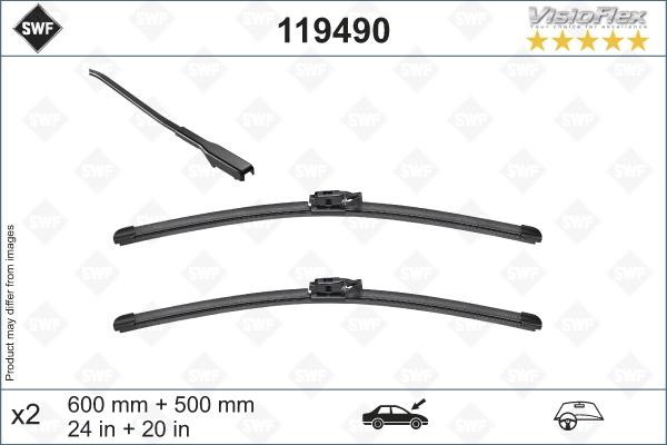 Wiper blade BMW X2: 119490 SWF Wiper Blade