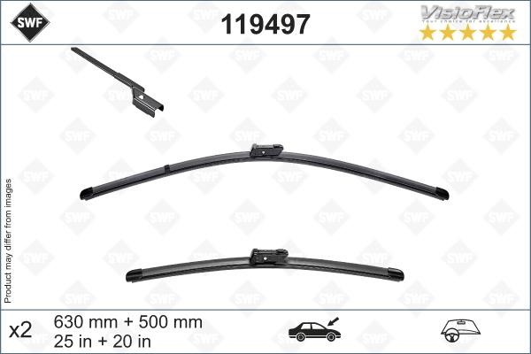 SWF 119497 Wiper Blade 119497 119497 SWF Wiper Blade