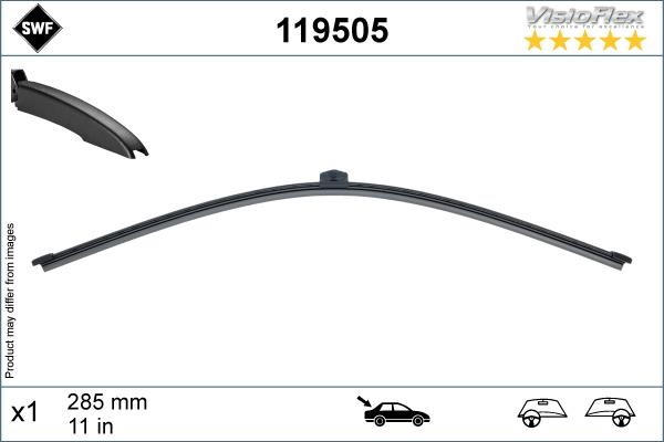 Windshield wipers Cupra: 119505 SWF Wiper Blade