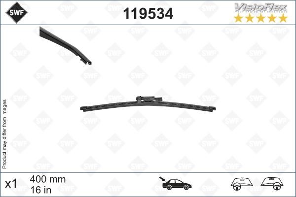 Window wipers Fiat Talento: 119534 SWF Wiper Blade
