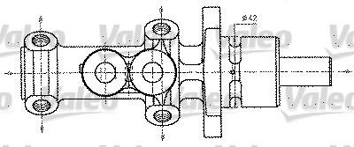 Valeo 402227 Brake Master Cylinder 402227