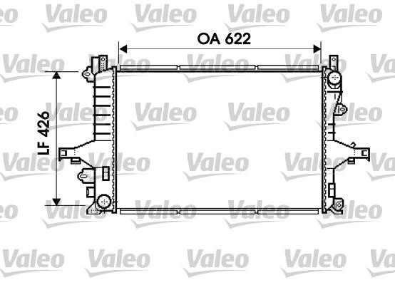 Valeo 734719 Radiator, engine cooling 734719