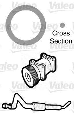 Valeo 509744 Seal, coolant tube 509744