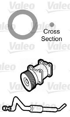 Valeo 509754 Seal, coolant tube 509754