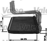Valeo 812428 Heat exchanger, interior heating 812428