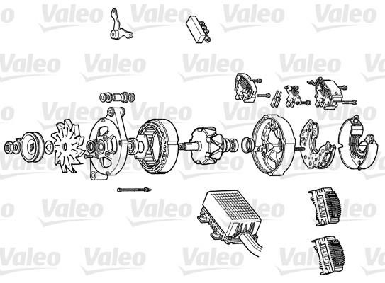 A14N115M Valeo Alternator