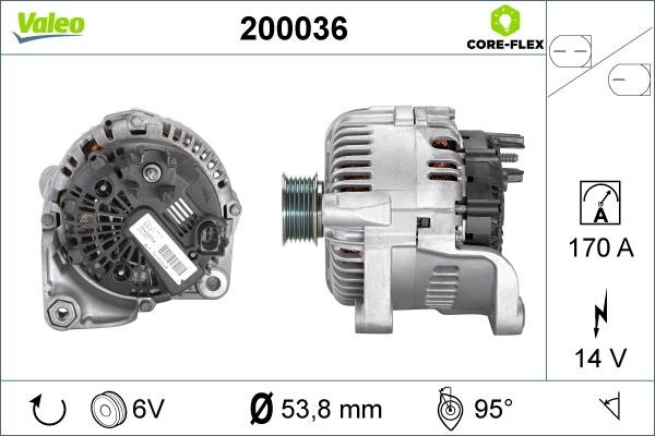 Valeo Alternator – price 1246 PLN