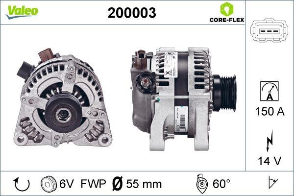 200003 Valeo Alternator