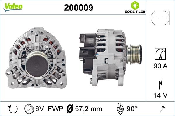 Valeo Alternator – price 952 PLN