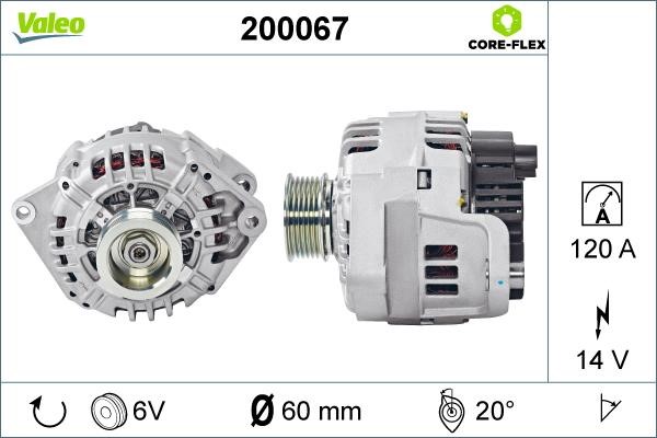 200067 Valeo Alternator