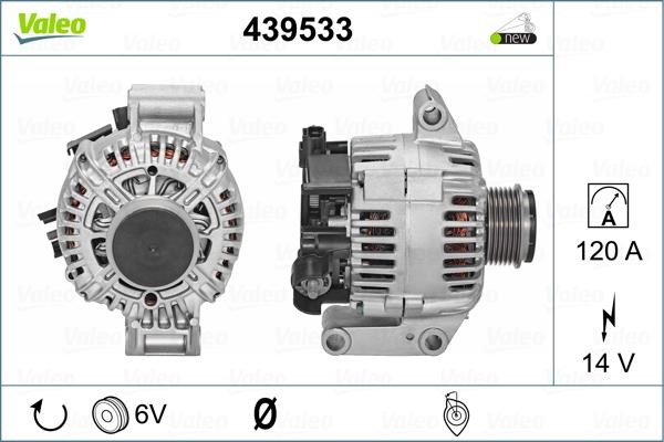 Valeo 439533 Alternator 439533