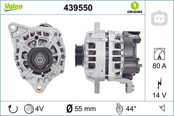 Valeo 439550 Alternator 439550