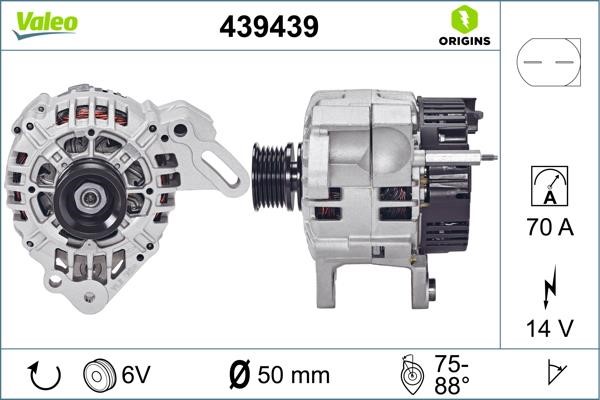 Valeo 439439 Alternator 439439