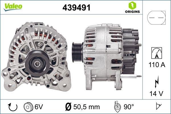 Valeo 439491 Alternator 439491